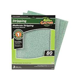 Gator 7261 Sanding Sheet, 80-Grit, Medium, Aluminum Oxide