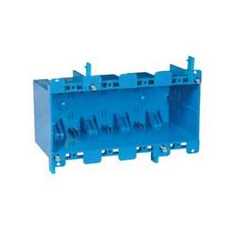 Carlon B468R Outlet Box, Clamp Cable Entry, Clamp Mounting, PVC