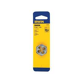 IRWIN 9739 Metric Dies, M10-1.25 Thread, Fine, Right Hand, HCS