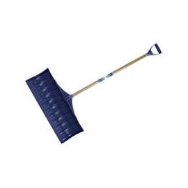 UnionTools 1602100 Snow Pusher, 11 in L Blade, 30 in W Blade, Wood Handle, For Poly D-Grip