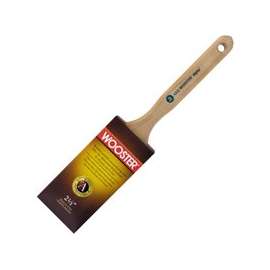 WOOSTER 4232-2 1/2 Paint Brush, 2-15/16 in L Bristle, Flat Sash Handle, Stainless Steel Ferrule