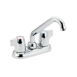 Moen Chateau 74998 Laundry Faucet, 2-Faucet Handle, 6-5/8 in H Spout, Chrome