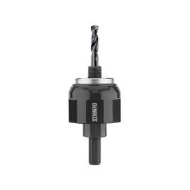 DeWALT DW1810 Quick-Change Hole Saw Mandrel, 3/8 in Shank, Steel