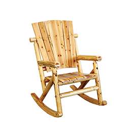 Duraflame TX 95100 Aspen Single Rocking Chair, Wood