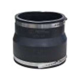 Fernco P1002-64 Pipe Stock Coupling, 6 x 4 in, 5-9/16 in L, Black