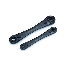 Crescent CX6DBS2 4-in-1 Wrench Set, Black, 2-Piece