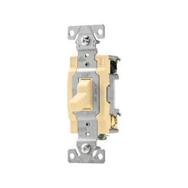 Eaton Wiring Devices CSB415V Switch, 120/277 V, Nylon, Ivory