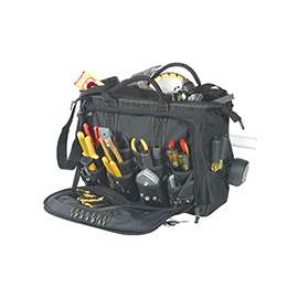 CLC Tool Works 1539 Multi-Compartment Tool Carrier, 58-Pocket, Zipper Closure, Polyester Fabric