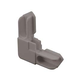 Make-2-Fit PL-14312 Window Frame Corner, Plastic, Gray