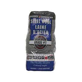 Rhodes American 10121156 Steel Wool Pad, #1-Grit, Medium, Metal