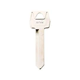 HY-KO 11010H60 Key Blank, Brass, Nickel, For Ford, Lincoln, Mercury Vehicles