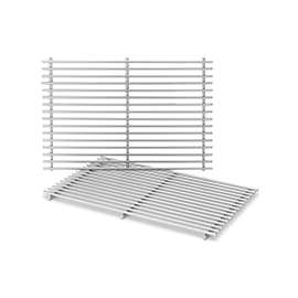 Weber 7639 Gas Grill Cooking Grate, 17.3 in L, 11.8 in W, Stainless Steel