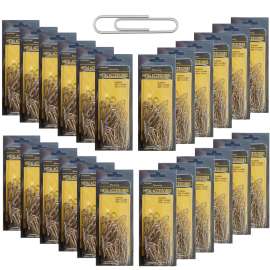 Plextool Metal Paper Clips, No. 3, 1-1/8", 70pcs/PK, 24 PK/Box, Total 1680pcs
