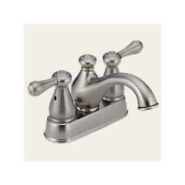 DELTA Leland 2578LFSS-278SS Bathroom Faucet, 2-Faucet Handle, 4-1/8 in H Spout, Brass, Stainless Steel
