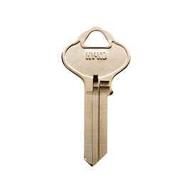 Hy-Ko 11010IN18 Key Blank, Brass, Nickel Plated