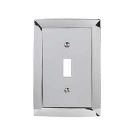 Amerelle 61TCH Rectangular Wallplate, 1-Gang, Metal