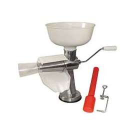 Weston 07-0801 Sauce Maker and Tomato Strainer, 1 gal Capacity, Stainless Steel, Red/White