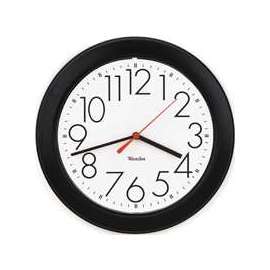 Westclox 461861 Wall Clock, Round, Analog Display, Analog, Black Frame