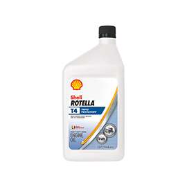 Shell Rotella T4 Triple Protection Series 550045140 Engine Oil Clear Amber, 1 qt
