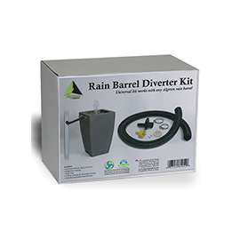 Algreen 81052 Rain Barrel Diverter Kit, Plastic