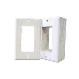 EATON 2151W-JP Standard-Size Wallplate, 1-Gang, Thermoset, White