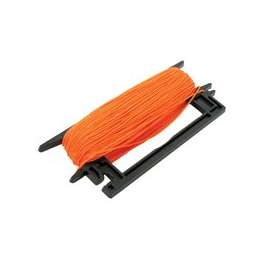 Marshalltown 921 Mason Line Winder, 150 lb Chalk, 250 ft L Line, Fluorescent Orange Line