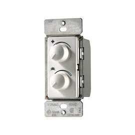 Eaton Wiring Devices RDC25-W-K Fan/Light Control, 4-Speed, White