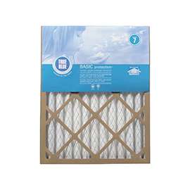 True Blue 225251 Air Filter, 25 in L, 25 in W, 7 MERV, Synthetic Pleated Filter Media