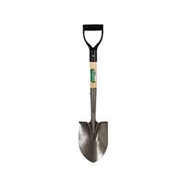UnionTools 163037900 Digging Shovel, 8-1/2 in L x 6 in W Blade, Hardwood Handle