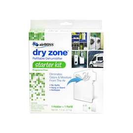airBOSS Dry Zone 759.6 Dehumidifier Starter Kit, 7.4 oz Pack
