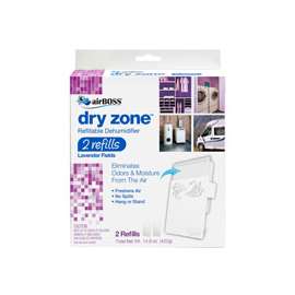 airBOSS Dry Zone 761.4 Dehumidifier Refill, 14.8 oz Twin Pack