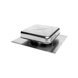 LOMANCO LomanCool 550 Static Vent, 50 sq-in Net Free Ventilating Area, Aluminum, Mill
