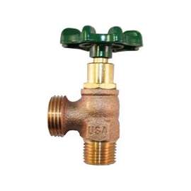 Arrowhead Brass 223LF Boiler Drain Valve, 3/4 x 3/4 in MIP x Hose, 8 to 9 gpm, Bronze