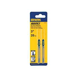 IRWIN 3072320 Jig Saw Blade, 20 TPI, Steel