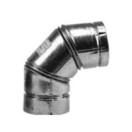 SELKIRK VP PELLET PIPE 243231/243230 Stove Pipe Elbow, 90 deg, 3 in, Stainless Steel