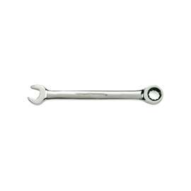GearWrench 9108D Combination Wrench, 8 mm Head, 12-Point, Steel, Chrome