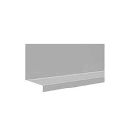 Amerimax 37028 Ledger Flashing Cap, 8 ft L, Plastic, Gray