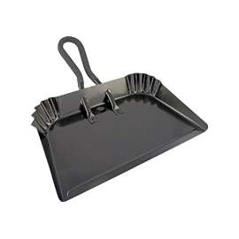 Simple Spaces Dustpan, 17 In W, Steel, Black