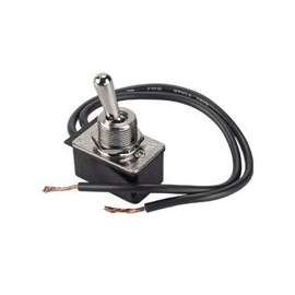 CALTERM 41720 Toggle Switch, 6/28 VDC, Panel Mounting, Black