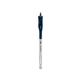 Bosch Daredevil DSB1005 Spade Drill Bit, 3 in L Flute, Hex Shank, 1/4 in Dia Shank