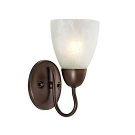 Boston Harbor Dimmable Vanity Light Fixture, (1) 60/13 W, Medium, A19/Cfl Lamp, Venetian Bronze