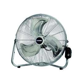 Lasko 2265 High-Velocity Fan, 20 in Dia Blade, 2785 cfm, 3-Speed, Silver