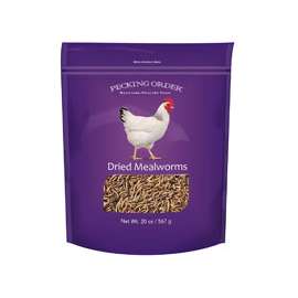 Pecking Order 009331 Chicken Mealworm Treat, 20 oz Bag