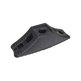FloTool 11933 Chock and Block, 2000 lb Weight Capacity, 17-3/4 in L, 6-1/2 in W, 4-1/2 in H, Plastic