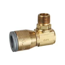 DAHL 620-QG3-62 Mini-Ball Elbow, 1/2 in, 3/8 in, MIP