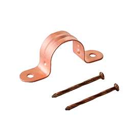 DAHL 9125 Tube Clamp, 3/4 in Opening, Copper