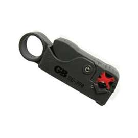 GB SE-398 Coaxial Cutter and Stripper, Coaxial Cable Wire, Black Handle