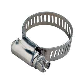ProSource Interlocked Hose Clamp, 1/2 - 1-1/8 In, Stainless Steel