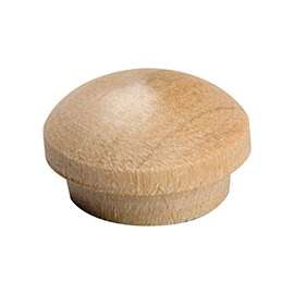 Waddell 8400.38 DP OAK Screw Hole Button, Oak