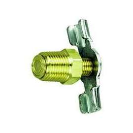 Tru-Flate 21-557GS Drain Cock, 1/4 in NPT, 150 psi, Brass